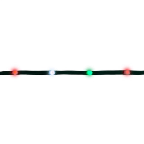 Celebrations LED Red/Green/Pure White 200 ct String Ribbon Light 33 ft.
