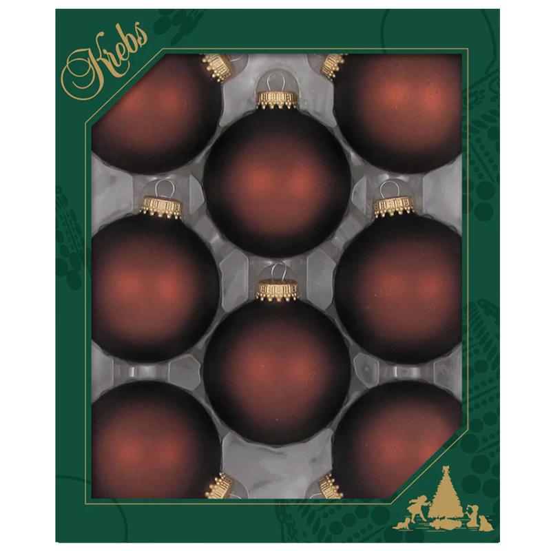 Christmas by Krebs Mustang Velvet Ball Ornament 2-5/8 in. (Pack of 12)