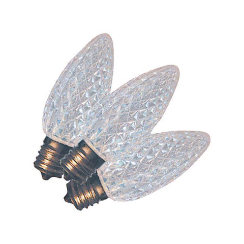 Bombillas de repuesto LED C9 Holiday Bright Lights blanco frío, 25 uds.