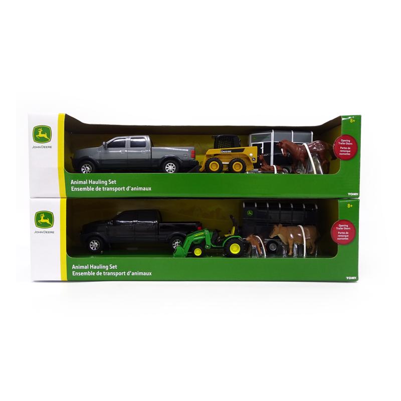 TOMY John Deere Animal Hauling Toy Set Multicolored 5 pc (Pack of 4)