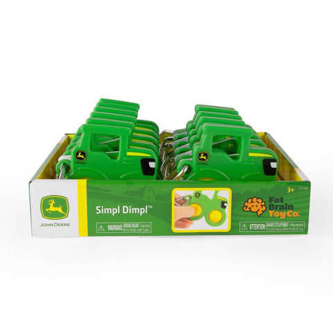 TOMY John Deere Simpl Dimpl Tractor Green/Yellow (Pack of 12)