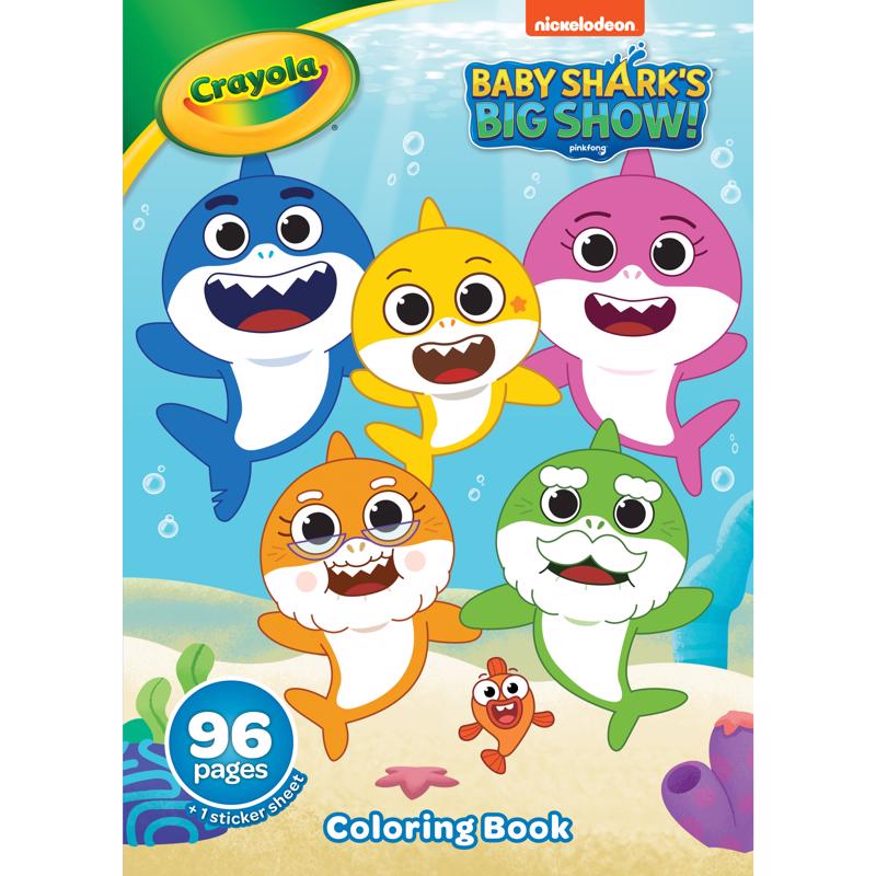 Crayola Baby Shark Baby Shark Coloring Book (Pack of 24)