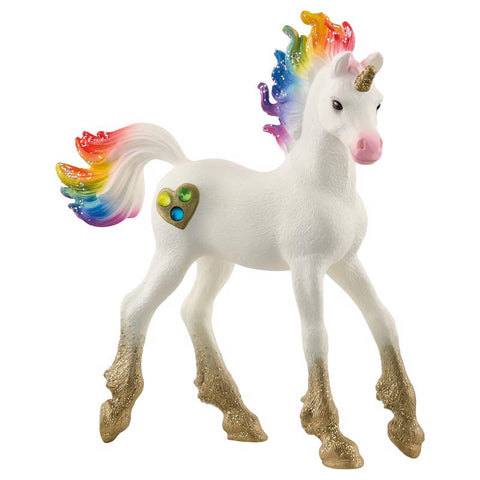 Schleich Bayala Rainbow Love Unicorn Foal White 1 pc (Pack of 3)