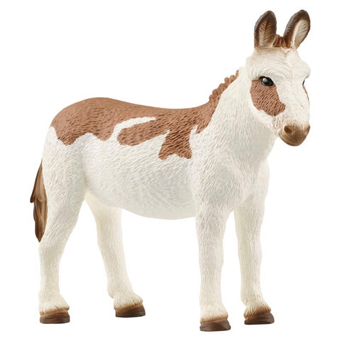 Schleich American Spotted Donkey Figurine Brown/White 1 pc (Pack of 5)