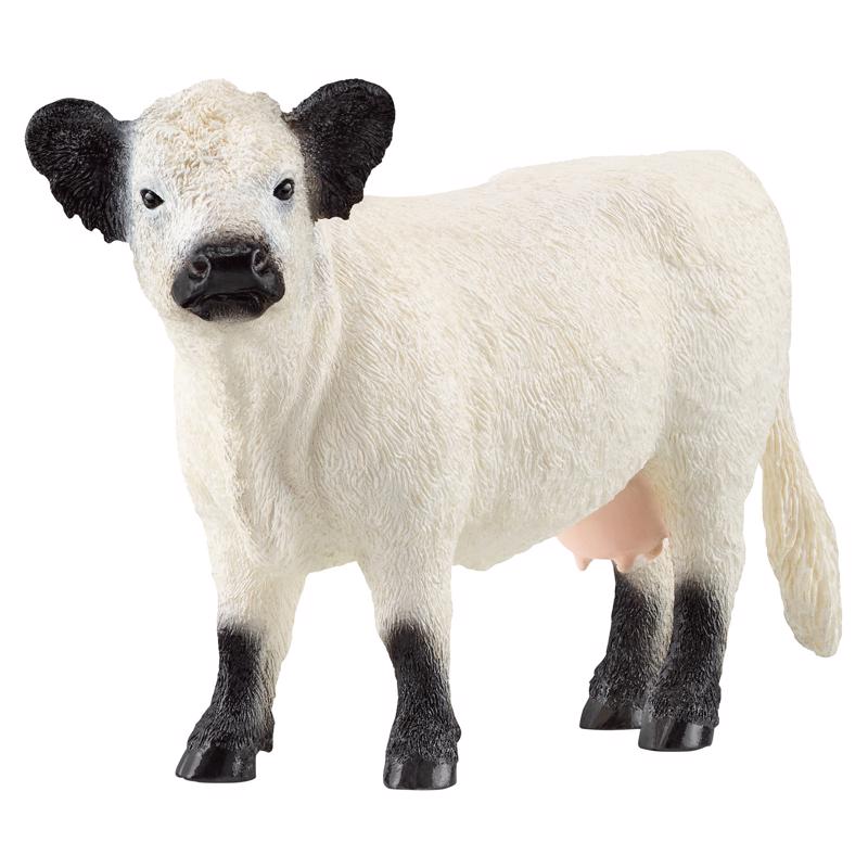 Schleich Galloway Cow Figurine Black/White 1 pc (Pack of 5)