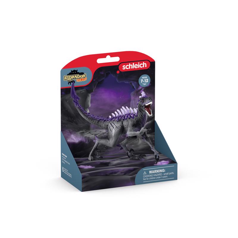 Schleich Eldrador Shadow Raptor Figurine Black/Purple 1 pc (Pack of 3)