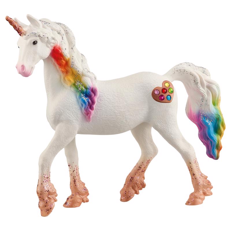 Schleich Bayala Rainbow Love Unicorn Mare Figurine Pearly White 1 pc (Pack of 3)