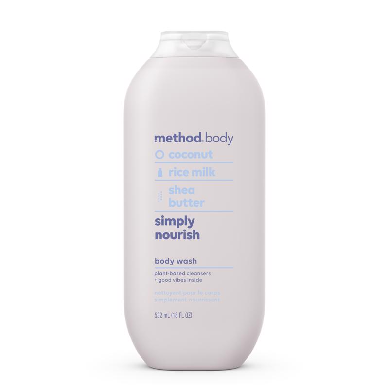 Method Simply Nourish Scent Body Wash 18 oz 1 pk (Pack of 6)