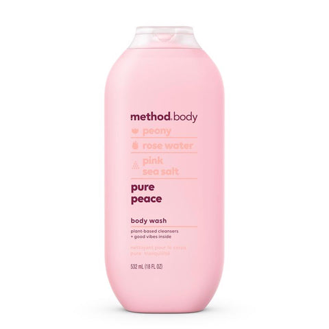 Method Pure Peace Scent Body Wash 18 oz 1 pk (Pack of 6)