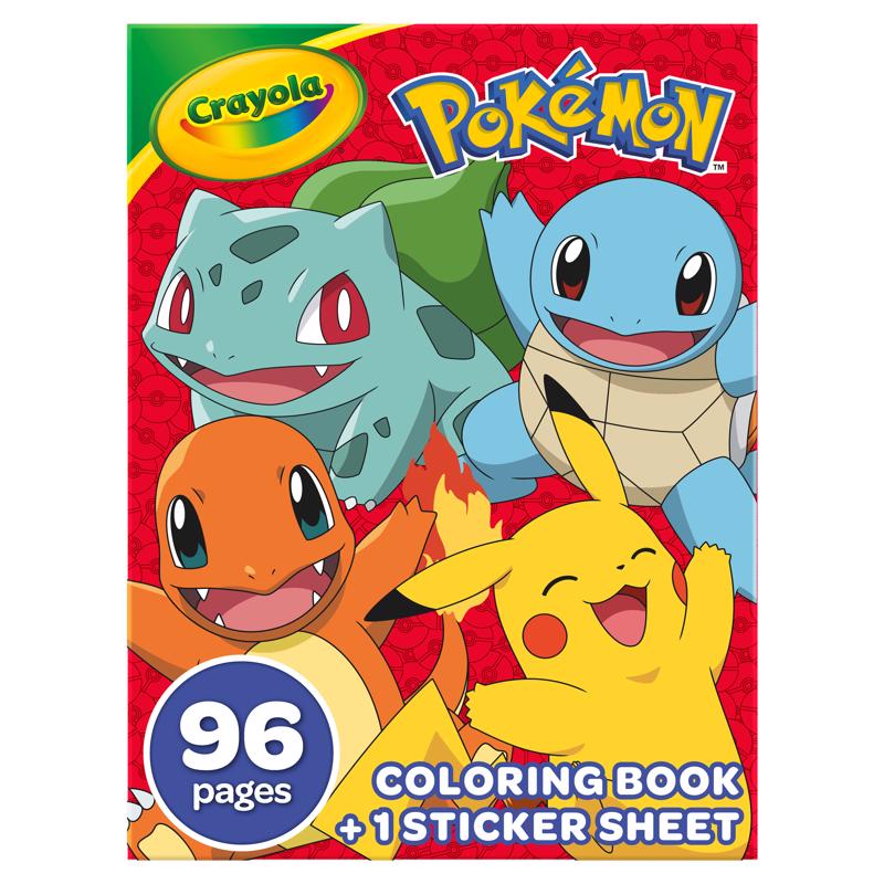Crayola Pokemon Pokemon Coloring Book (Pack of 4)
