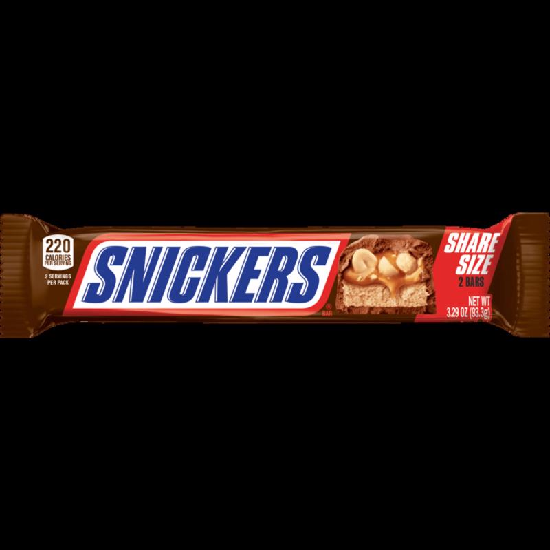 Snickers King Size Milk Chocolate, Peanuts, Caramel, Nougat Candy Bar 3.29 oz (Pack of 24)