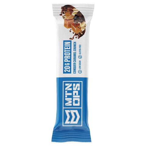 MTN OPS Performance Caramel Crunch Protein Bar 2 oz Packet (Pack of 10)
