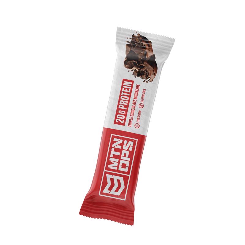 MTN OPS Performance Triple Chocolate Protein Bar 2 oz Packet (Pack of 10)