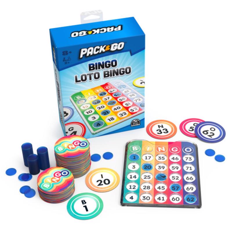 Spin Master Pack & Go Loto Bingo Game Multicolored 249 pc (Pack of 6)