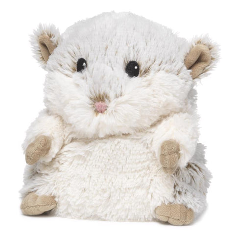 Peluche de hámster Warmies marrón/blanco