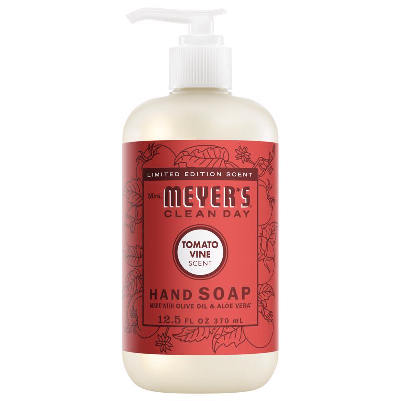 Mrs. Meyer's Clean Day Tomato Vine Scent Liquid Hand Soap 12.5 oz (Pack of 6)