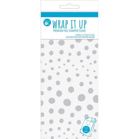 Paper Images Silver Fuchsia Tissue Paper (Pack of 6)