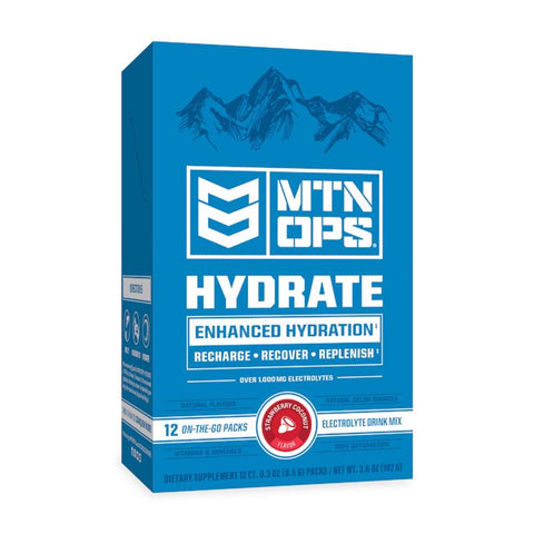 MTN OPS Strawberry Coconut Drink Mix 3.6 oz (Pack of 12)