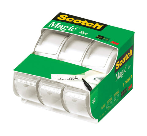 Scotch Magic 3/4 in. W X 300 in. L Tape (Pack of 6)