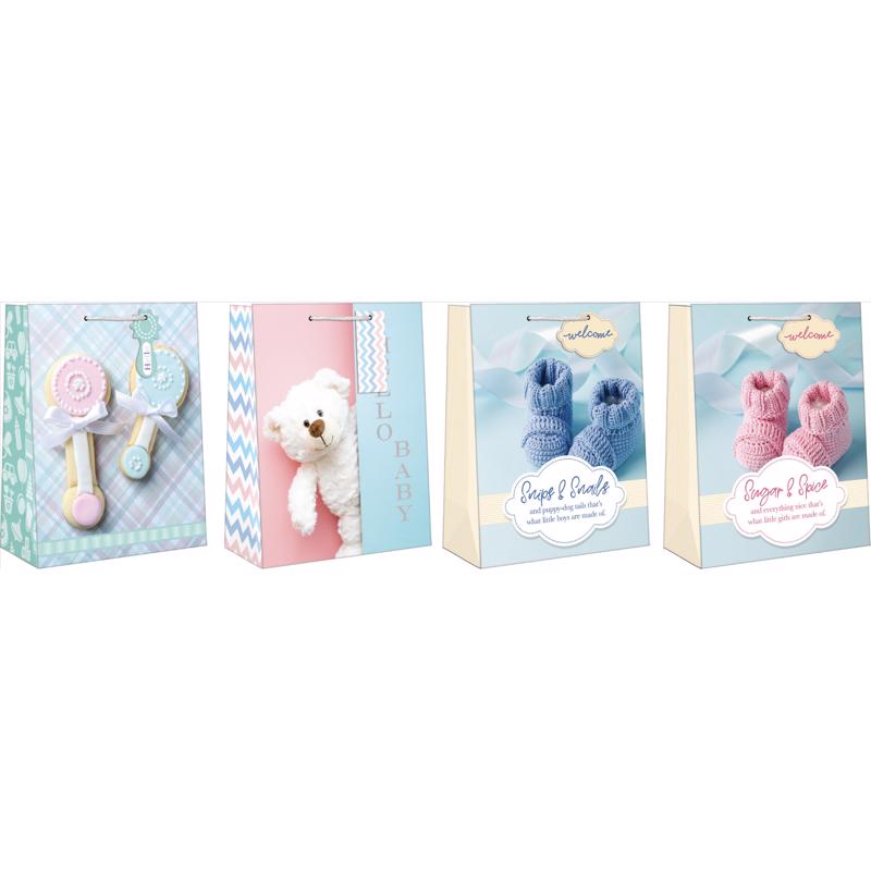 Paper Images Assorted Baby 1 Gift Bag (Pack of 12)