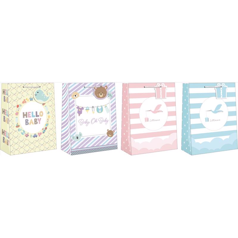 Paper Images Assorted Baby 2 Gift Bag (Pack of 12)