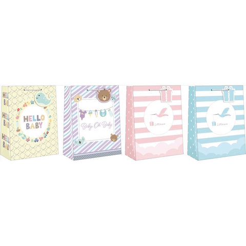 Paper Images Assorted Baby 2 Gift Bag (Pack of 12)