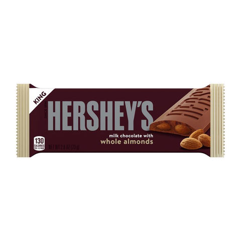 Hershey's Milk Chocolate with Almonds Candy 2.6 oz (Pack of 18)
