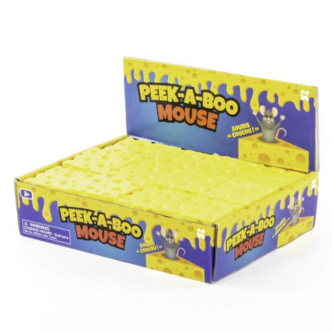 Keycraft Peek A Boo Mouse In Cheese Yellow (Pack of 12)