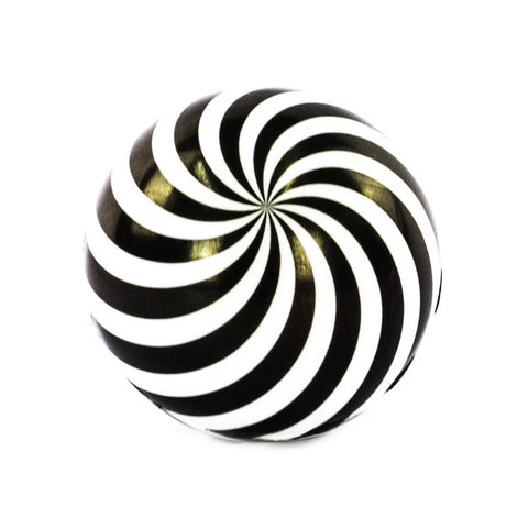 Pelota de ilusión Keycraft negra/blanca (paquete de 6)