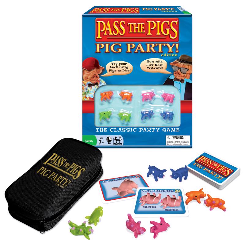 Juego de dados para fiestas Winning Moves Pass The Pigs