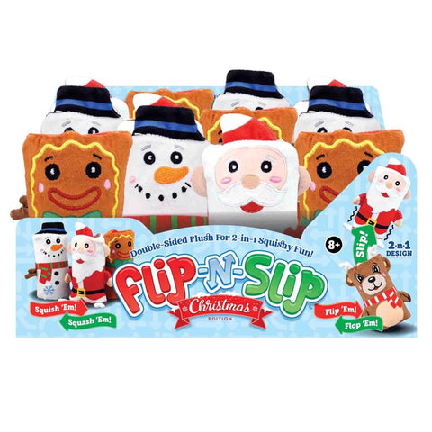 Shawshank LEDz Christmas Flip-N-Slip Squishy Toy 1 pk (Pack of 12)