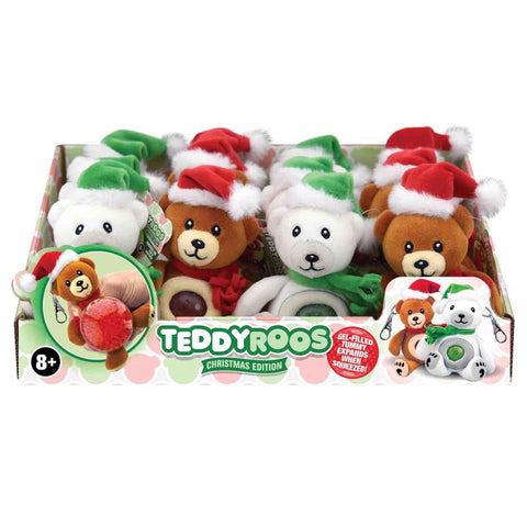 Shawshank LEDz Teddyroos Christmas Teddy Keychain 1 pk (Pack of 12)