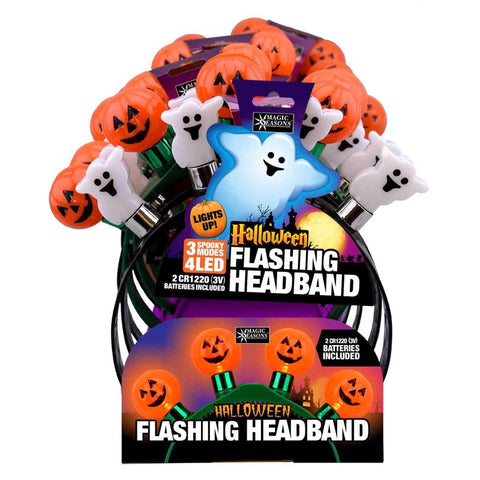 Shawshank LEDz Halloween Flashing Headband 1 pk (Pack of 12)