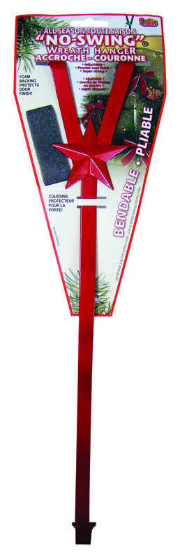 Santa's Solution No Swing Wreath Hanger 1 pk (Pack of 12)