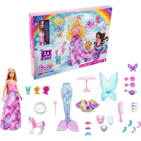 Barbie Dreamtopia Advent Calendar Assorted (Pack of 4)