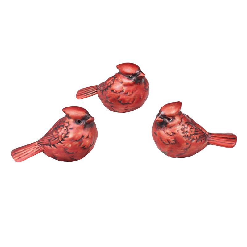 Creative Co-Op Red Cardinal Figurine 2 in. (Pack of 24)