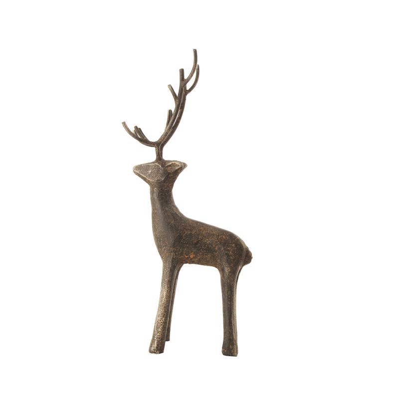 Creative Co-Op Standing Reindeer Figurine 12 in. (Pack of 3)