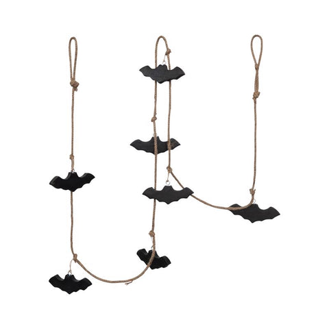 Creative Co-Op Jute Rope Bats Garland (Pack of 6)