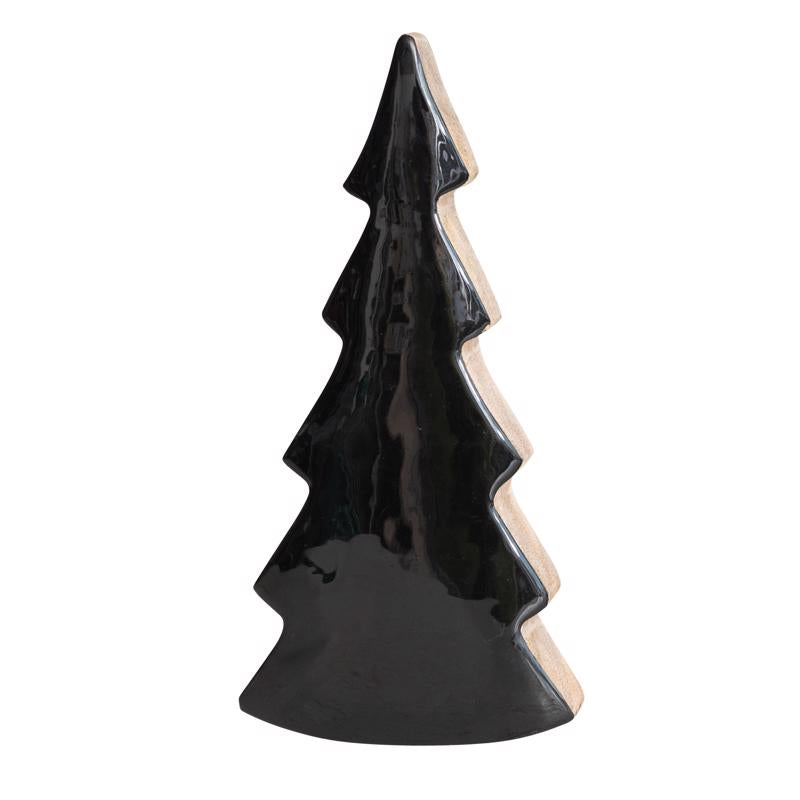 Creative Co-Op Natural Christmas Tree Table Decor 9 in. (Pack of 12)