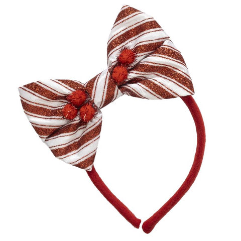 Dyno 7.5 in. Poms-Glitter Headband 1 pk (Pack of 12)