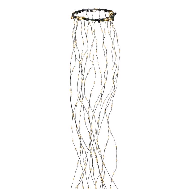 Celebrations Platinum LED Big Seed Cluster Warm White 832 ct String Christmas Lights 8 ft.