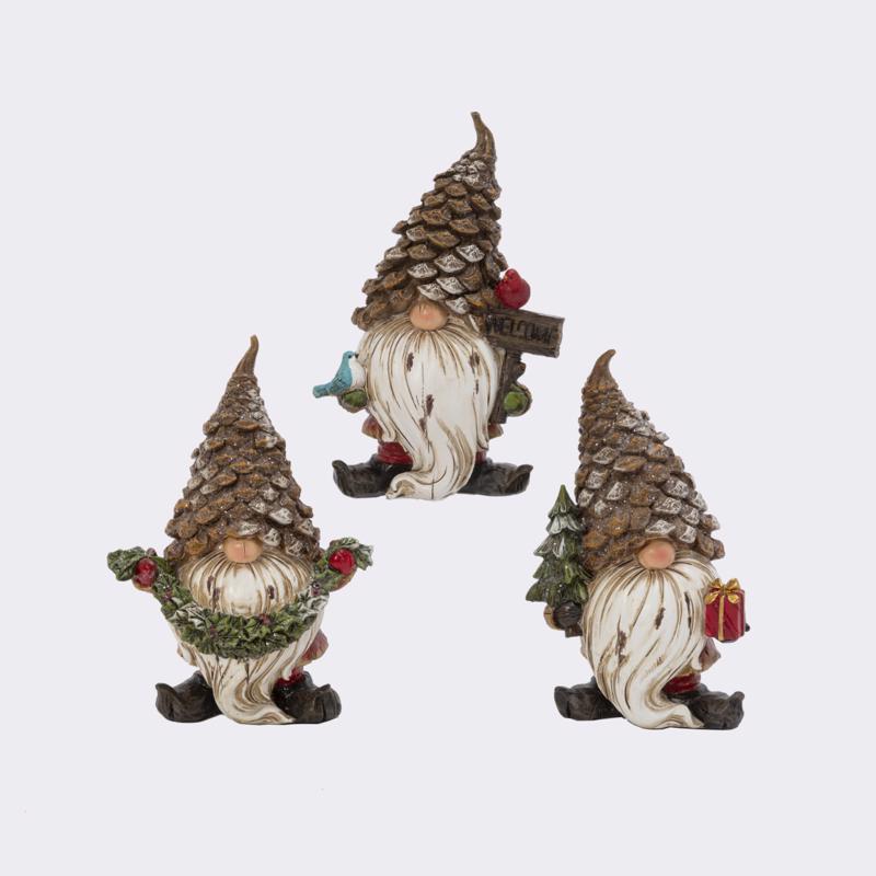 Gerson Multicolored Gnome Figurine 6 in. (Pack of 6)