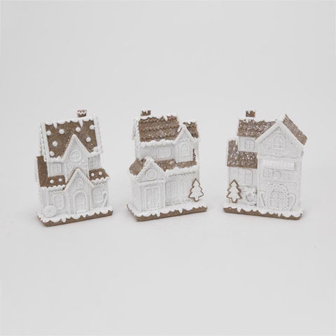 Gerson Gingerbread House Table Decor 6 in. (Pack of 12)