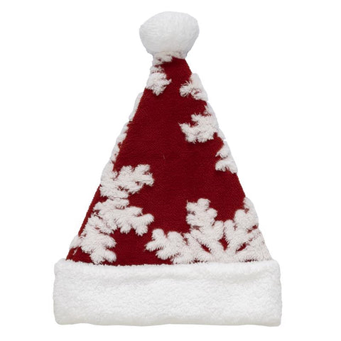 Dyno 17 in. Snowflake Santa Hat 1 pk (Pack of 12)
