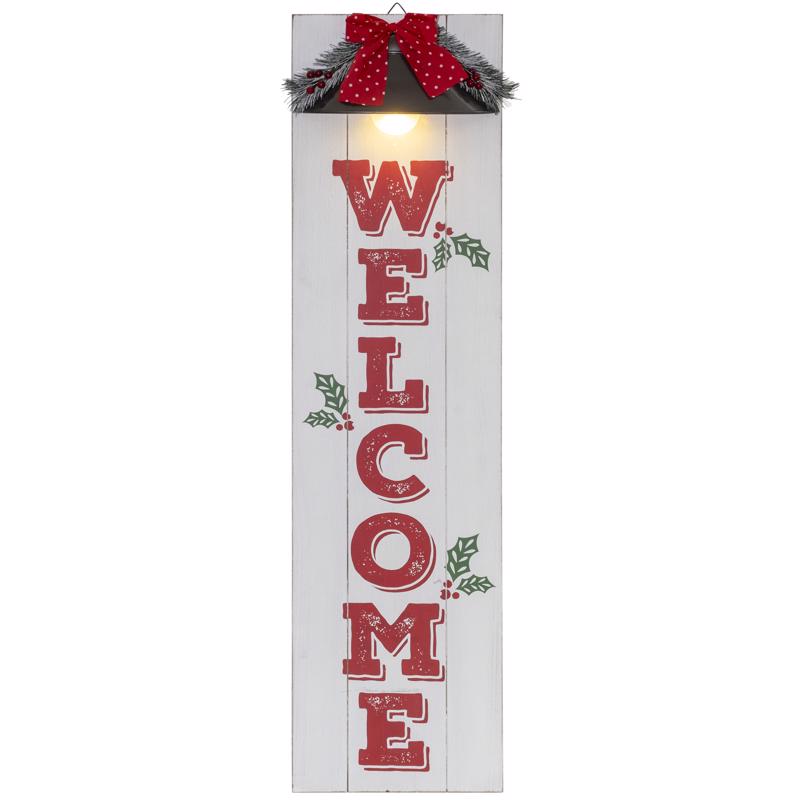 Dyno Assorted Holiday Welcome Porch Sign 48 in. (Pack of 6)