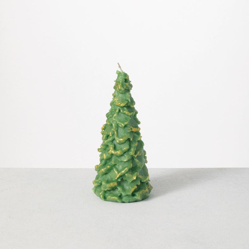 Sullivans Vance Kitira Green Tree Candle 12 in. (Pack of 6)
