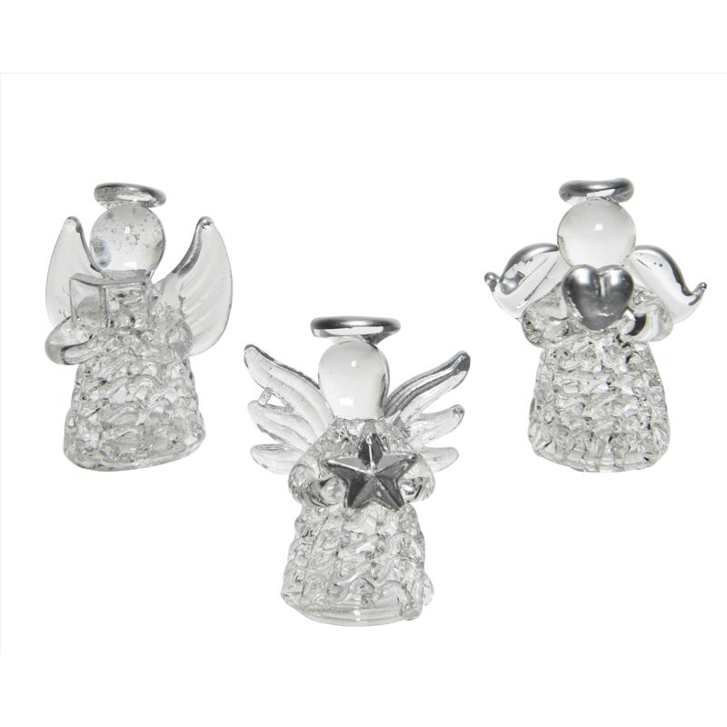 Decoris Clear Figurine 1.77 in. (Pack of 96)