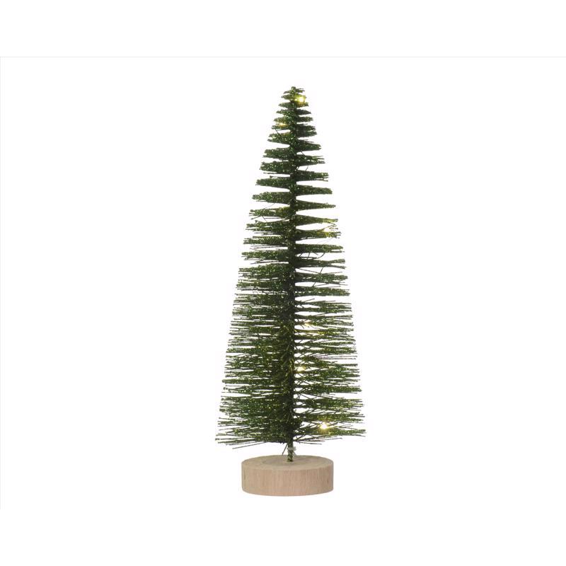 Lumineo LED Green Tree Table Decor 12 in. (Pack of 12)