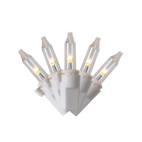 Celebrations Classic LED T5 Warm White 100 ct String Christmas Lights 24.75 ft. (Pack of 12)