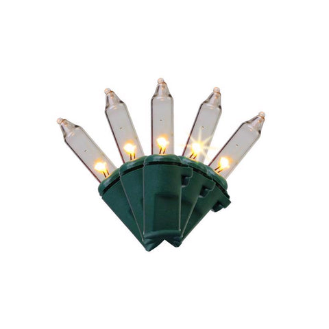 Celebrations Classic LED T5 Warm White 100 ct String Christmas Lights 24.75 ft. (Pack of 12)